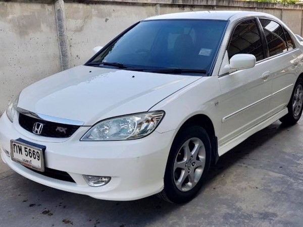 Honda Civic RX โฉม ตาเหยี่ยว ปี 2005 สีขาว