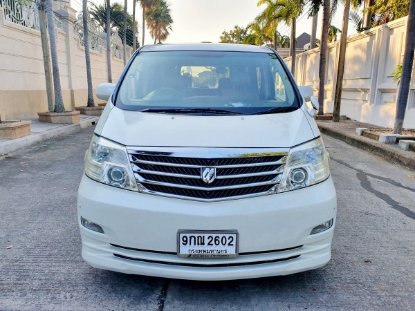 Toyota Alphard ปี 2007 สีขาว