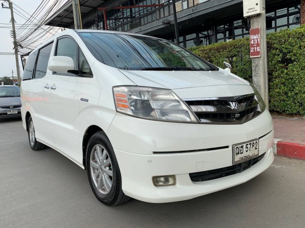 Toyota Alphard ปี 2008 สีขาว