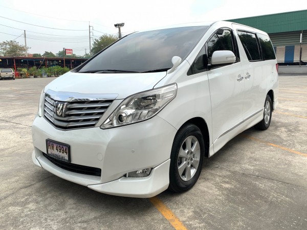 Toyota Alphard ปี 2012 สีขาว