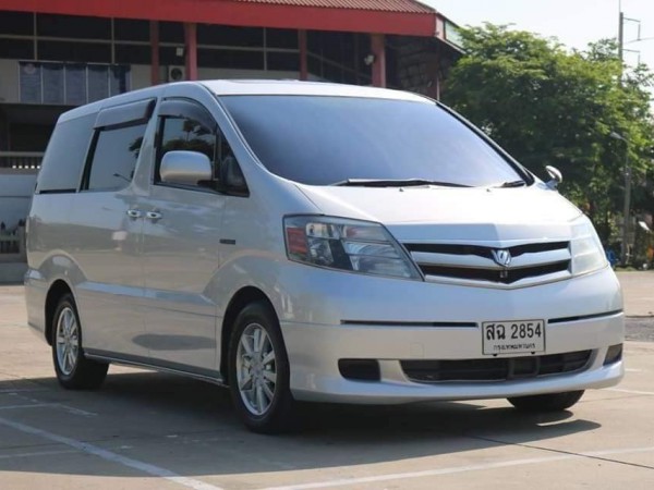 Toyota Alphard ปี 2005 สีเงิน