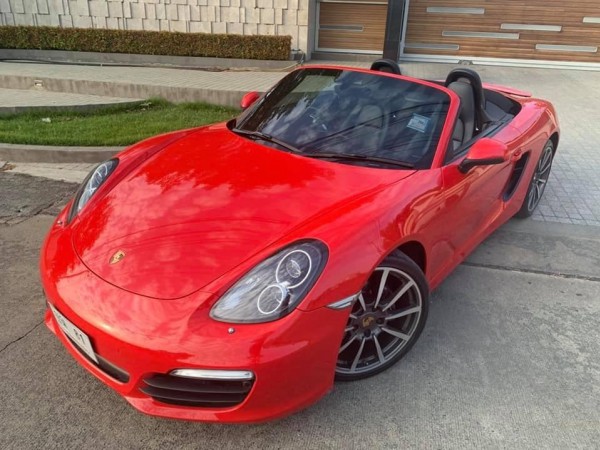 Porsche Boxster (Cayman) 981 ปี 2012 สีแดง