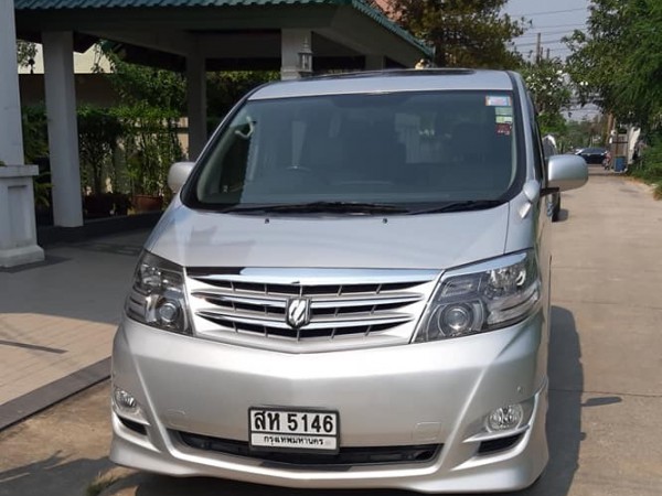 Toyota Alphard ปี 2006 สีเงิน