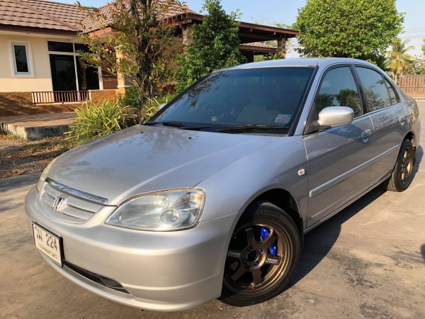 Honda Civic ES (Dimension) ปี 2003 สีเงิน