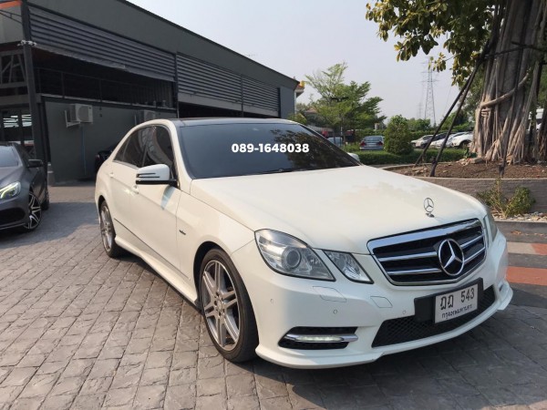 Mercedes-Benz E-Class W212 E200 ปี 2012 สีขาว