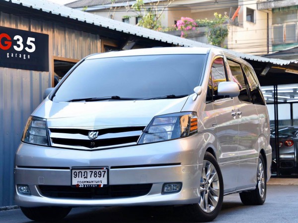 Toyota Alphard ปี 2007 สีเงิน