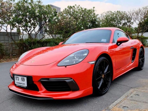 Porsche Boxster (Cayman) 718 Cayman GTS ปี 2018 สีแดง