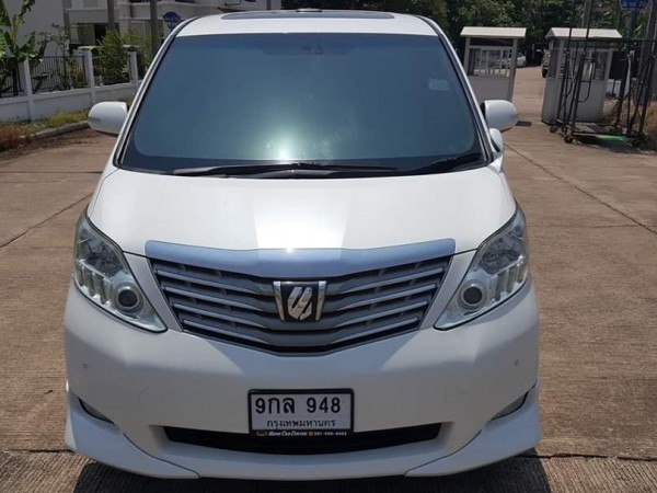 Toyota Alphard ปี 2008 สีขาว