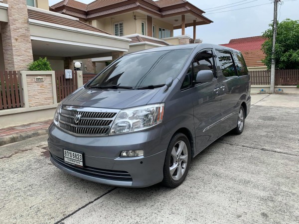 Toyota Alphard ปี 2003 สีเทา