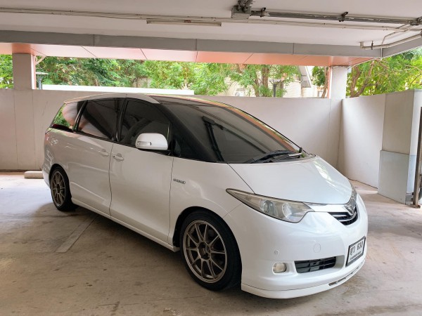 ขาย-แลก-เทิน Toyota Estima 2.4 Hybrid E-FOUR( ขับเคลื่อน 4 ล้อ )2008 สีขาวมุข