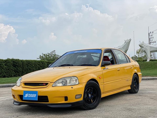 civic ek lev ปี2000 เหลือง spoon