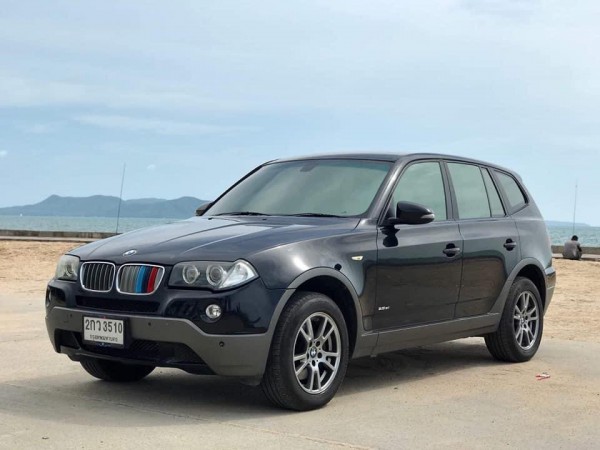 BMW X3 สีดำ เบนชิล 2.5SE เกียร์ AT YEAR 2007