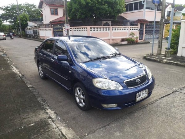 ขาย toyota altis 1.8E ไม่เคยติดแก็สน้ำมันล้วน