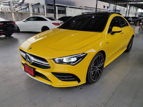 2022 BENZ CLA 35 AMG สีเหลือง