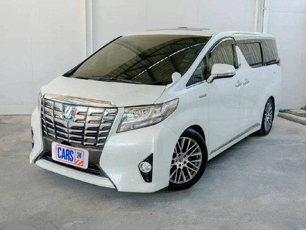 2015 Toyota Alphard สีขาว