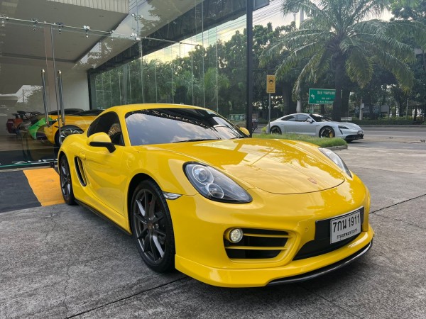 2015 Porsche Cayman 981 2.7 PDK สีเหลือง