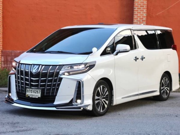 2020 Toyota Alphard สีขาว