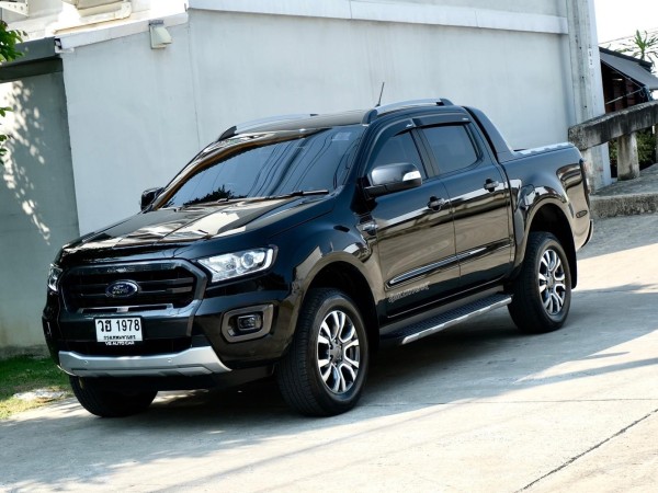 Ford Ranger Wildtrak 2.0turbo Hi-Rider ปี2019 สีดำ ออโต้ ดีเซล