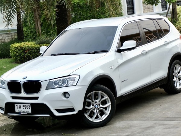 Bmw x3 xDrive20d highline f25 2.0 4WD ปี2013 สีขาว ออโต้ ดีเซล