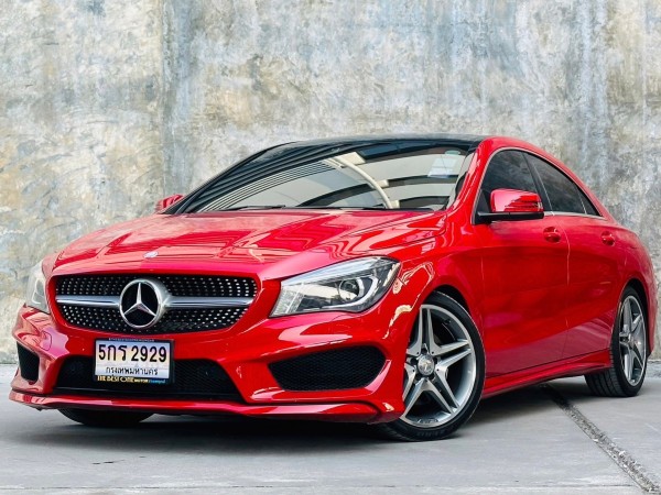 2017 Mercedes-Benz CLA-Class C118 CLA250 สีแดง