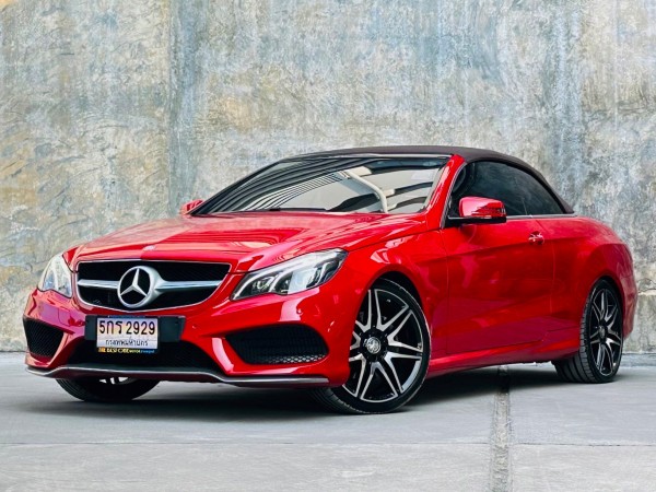 2016 Mercedes-Benz Facelift E250 Cabriolet AMG Dynamic สีแดง