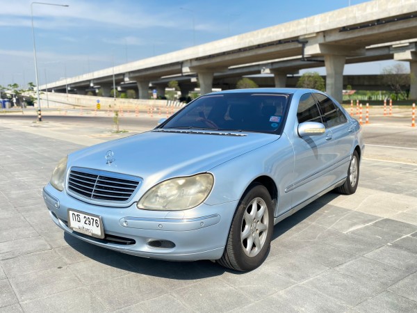 2002 Mercedes-Benz S-Class W220 S280 สีฟ้า