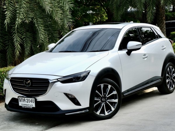 Mazda cx-3 1.5 XDL ปี:2019 สี ขาว เกียร์:ออโต้ เครื่องยนต์: ดีเซล ไมล์ 83,xxx Km.