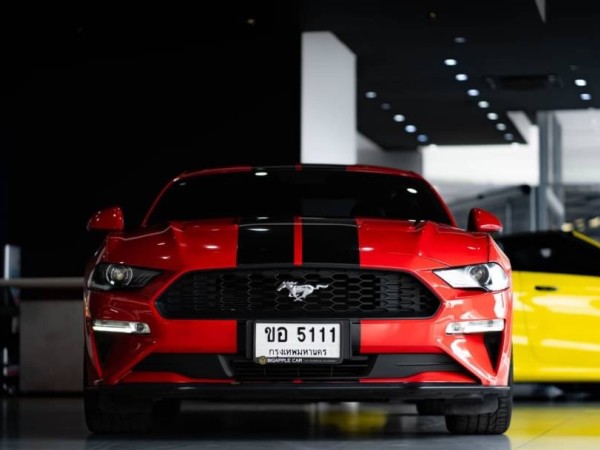 2018 Ford Mustang 2.3L สีแดง