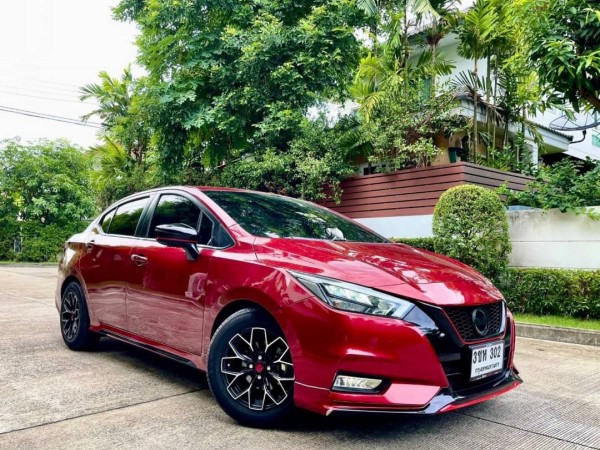 2021 Nissan Almera สีแดง