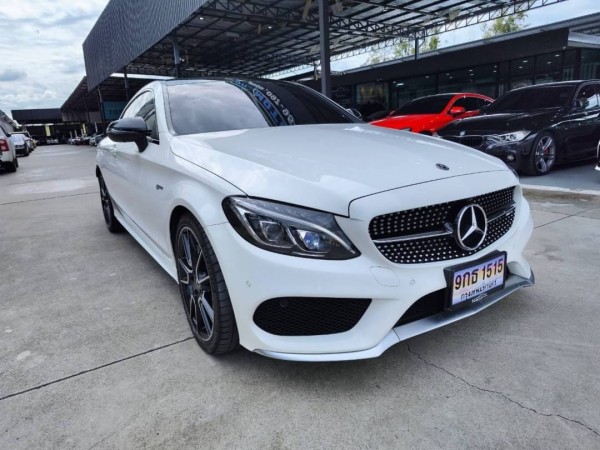 2018 Mercedes-Benz C-Class Coupe C43 AMG สีขาว