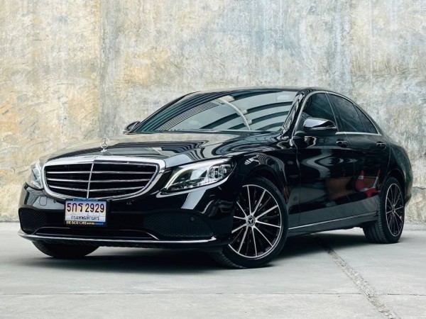 2019 Mercedes-Benz C-Class C 220 d สีดำ