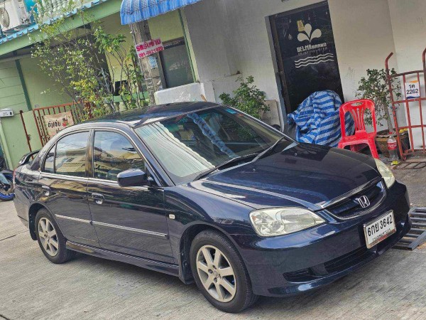 2003 Honda Civic ES (Dimension) สีน้ำเงิน