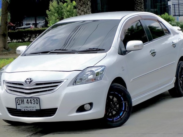 Toyota vios 1.5E ออโต้ เบนซิน ปี2010 สีขาว