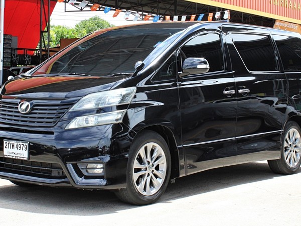 2011 Toyota VELLFIRE 2.4 V Auto CVT สีดำ รุ่นท๊อปสุด มือแรกออกห้าง ไม่เคยมีอุบัติเหตุ ไม่เคยแก๊ส สวยมากๆ