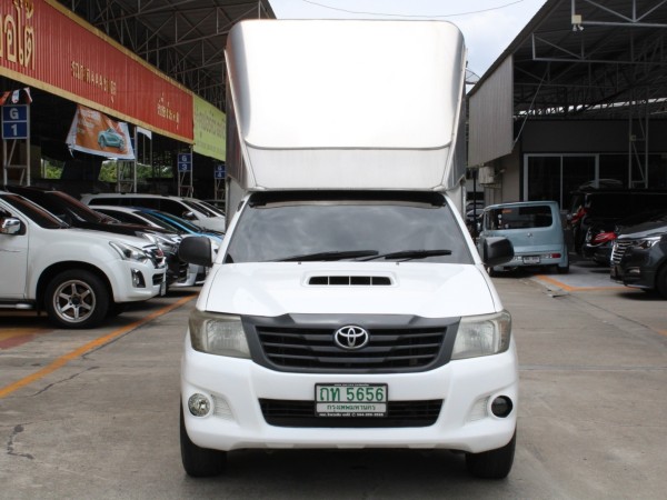 จัดได้320000 Toyota Hilux Vigo CHAMP 2.5 J SINGLE 2014 MT สีขาว พร้อมหลังคาตู้ทึบของใหม่ ขนาด 2.10เมตร