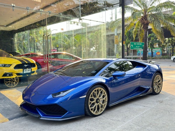 2017 Lamborghini Huracan Performante สีน้ำเงิน