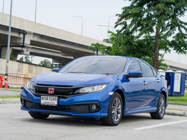 2019 Honda Civic Sedan สีน้ำเงิน