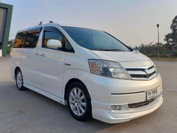 2006 Toyota Alphard สีขาว