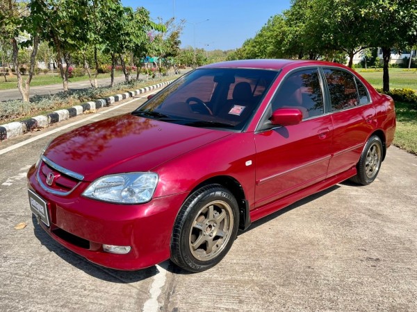 2004 Honda Civic ES (Dimension) สีแดง