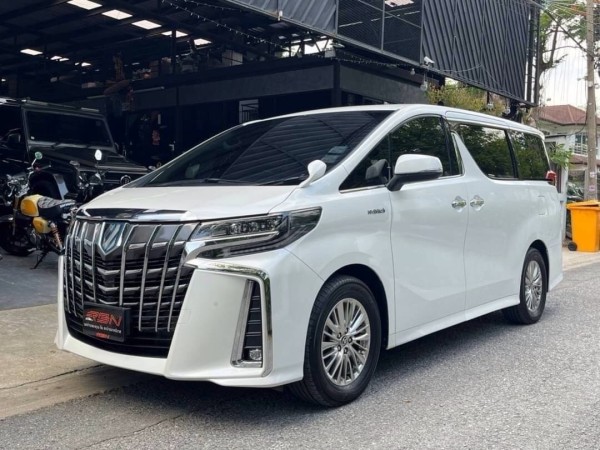 2020 Toyota Alphard สีขาว