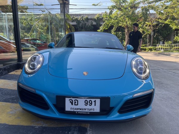 2017 Porsche 991.2 Targa 4s สีฟ้า