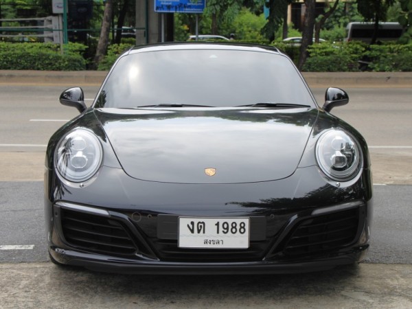2017 Porsche Carrera 991.2 Coupe สีดำ