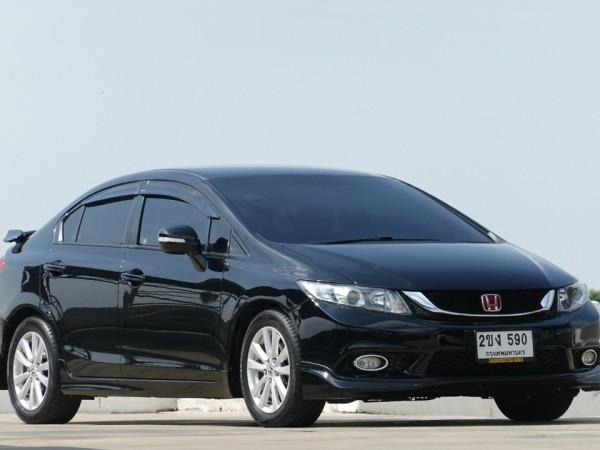 Honda Civic FB 1.8 E AT ปี 2014 สีดำ ไมล์ 120,000 กม.