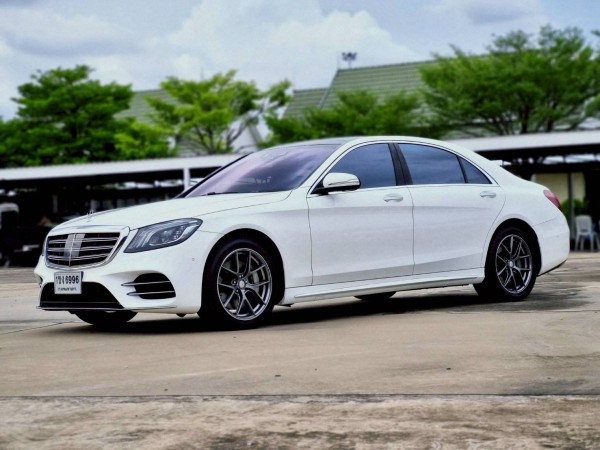 2018 Mercedes-Benz S-Class S 350d AMG สีขาว