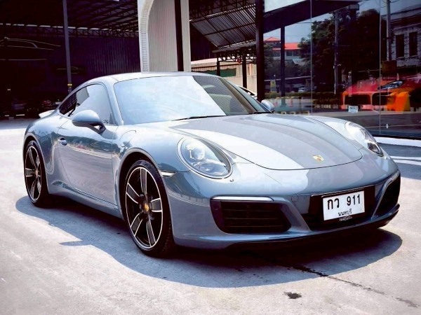 2018 Porsche 911 991 Carrera สีเทา