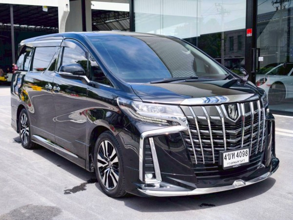2020 Toyota Alphard สีดำ