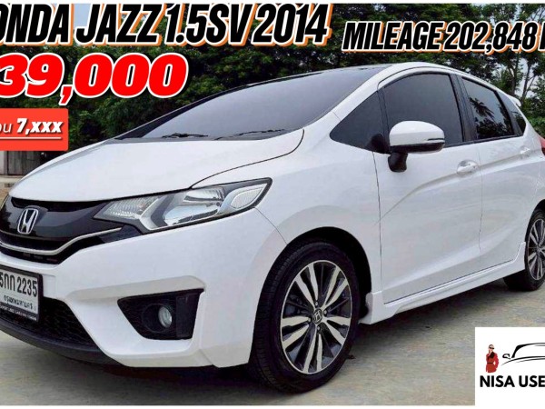 2014 Honda Jazz GK สีขาว