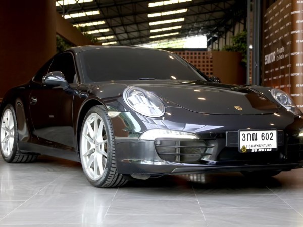 2012 Porsche 911 991 Carrera สีดำ