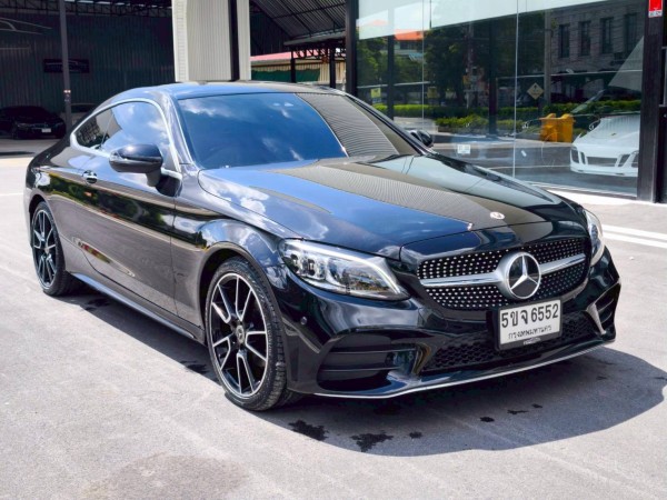 2022 Mercedes-Benz C-Class Coupe C 200 AMG สีดำ