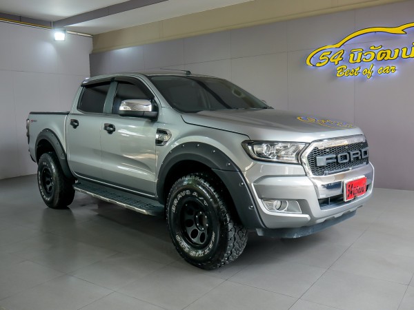 FORD RANGER DOUBLECAB 2.2 XLT HI-RIDER AT ปี 2016 สีเทา